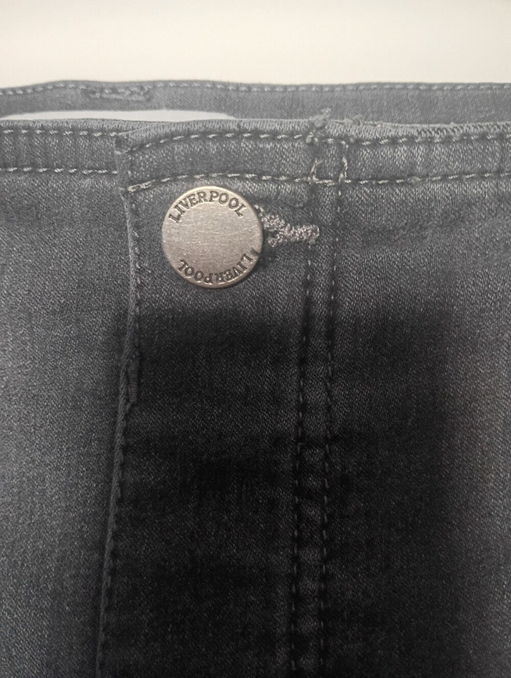 Liverpool Los Angeles Dark Grey Denim Skinny Pants - Size 12 / 31 - Picture 5 of 5